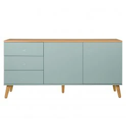 Tenzo Sideboard Dot I - Mint -Wohnzimmermöbel boutique en ligne sideboard dot i eiche teilmassiv mint 4148676