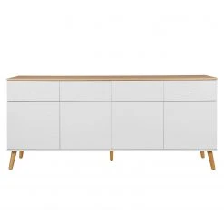 Tenzo Sideboard Dot II - Weiß -Wohnzimmermöbel boutique en ligne sideboard dot ii eiche teilmassiv weiss 4148712