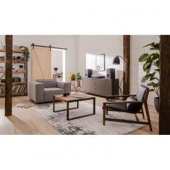 Ars manufacti Couchtisch Manchester II - Akazie massiv / Metall - Akazie / Anthrazit -Wohnzimmermöbel boutique en ligne sideboard harma ii dunkelgrau 4767472 1