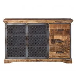 Ars manufacti Sideboard Hunter - Mango massiv / Metall - Mango / Blaugrau 14 Ars manufacti Sideboard Hunter - Mango massiv / Metall - Mango / Blaugrau -Wohnzimmermöbel boutique en ligne sideboard hunter mango massiv metall mango blaugrau 4845728