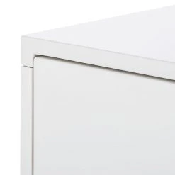 Mørteens Sideboard Lindholm V - Eiche teilmassiv - Weiß / Eiche -Wohnzimmermöbel boutique en ligne sideboard lindholm v weiss matt eiche massiv 358653