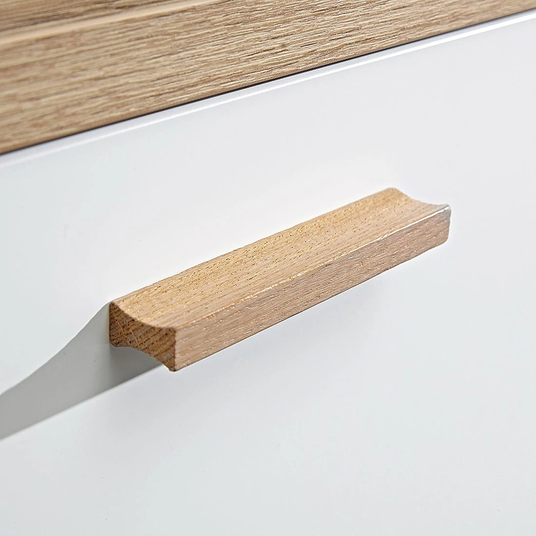 Germania Sideboard Neston I - Matt Weiß / Eiche Sanremo Dekor 7 Germania Sideboard Neston I - Matt Weiß / Eiche Sanremo Dekor – Bild 7