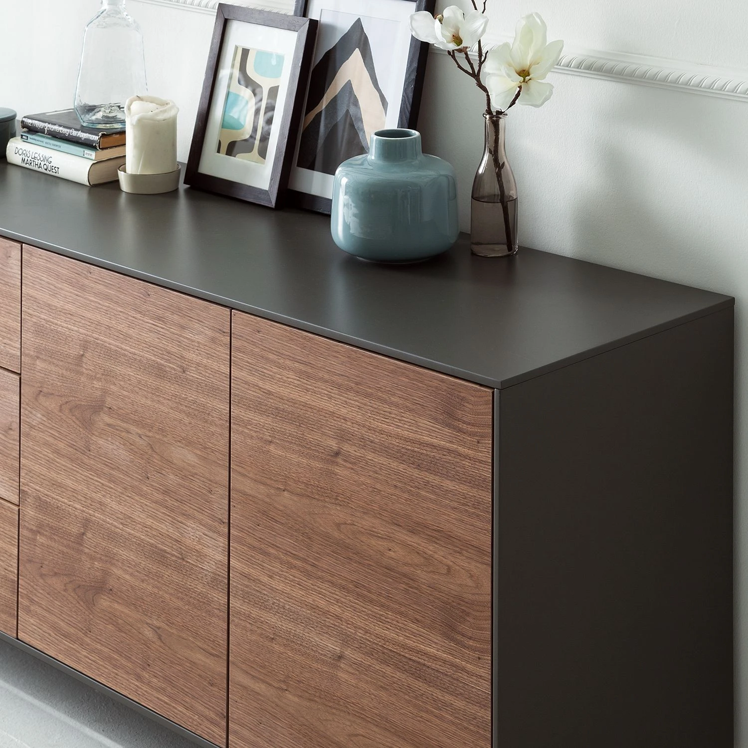 Eva Padberg Collection Sideboard Payara - Echtholzfurnier - Walnuss / Anthrazit 14 Eva Padberg Collection Sideboard Payara - Echtholzfurnier - Walnuss / Anthrazit – Bild 14