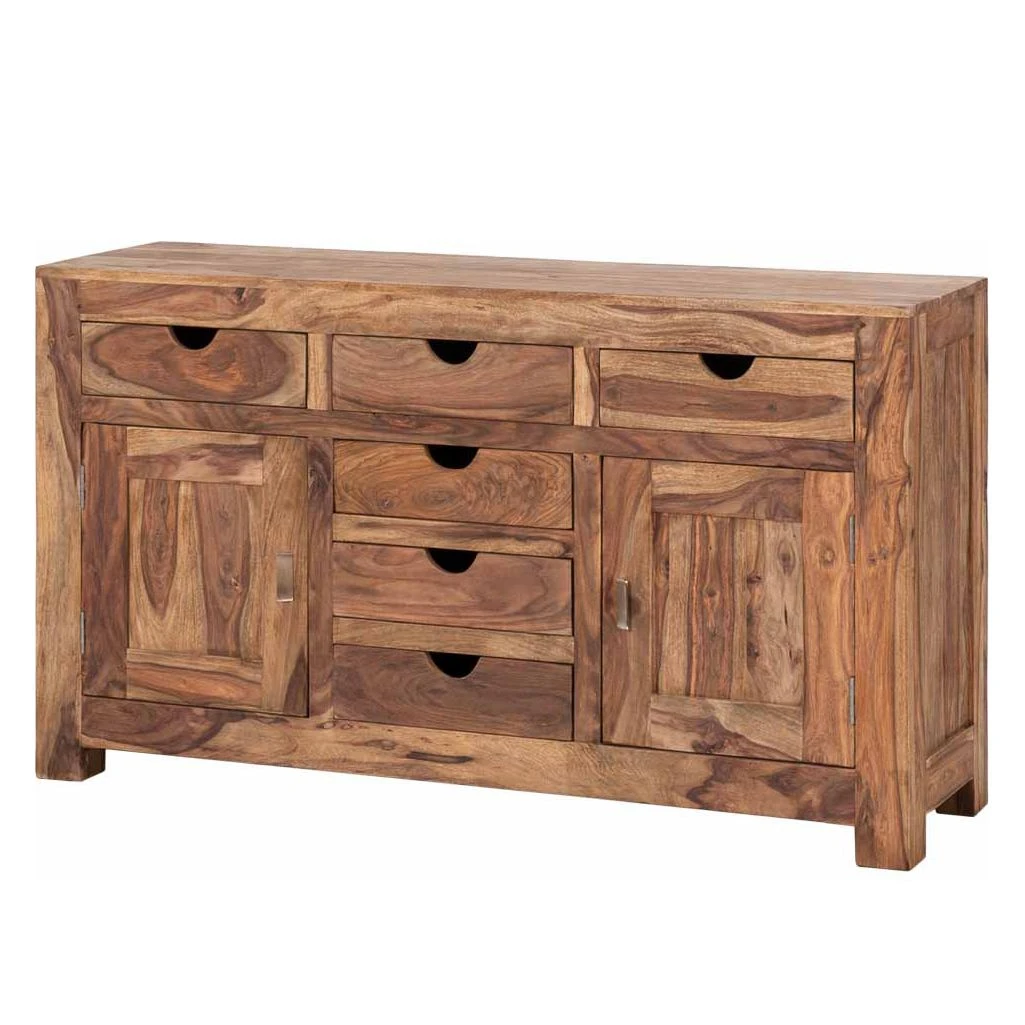 Wolf-Möbel Sideboard Yoga II - Sheesham massiv - Natur 1 Wolf-Möbel Sideboard Yoga II - Sheesham massiv - Natur