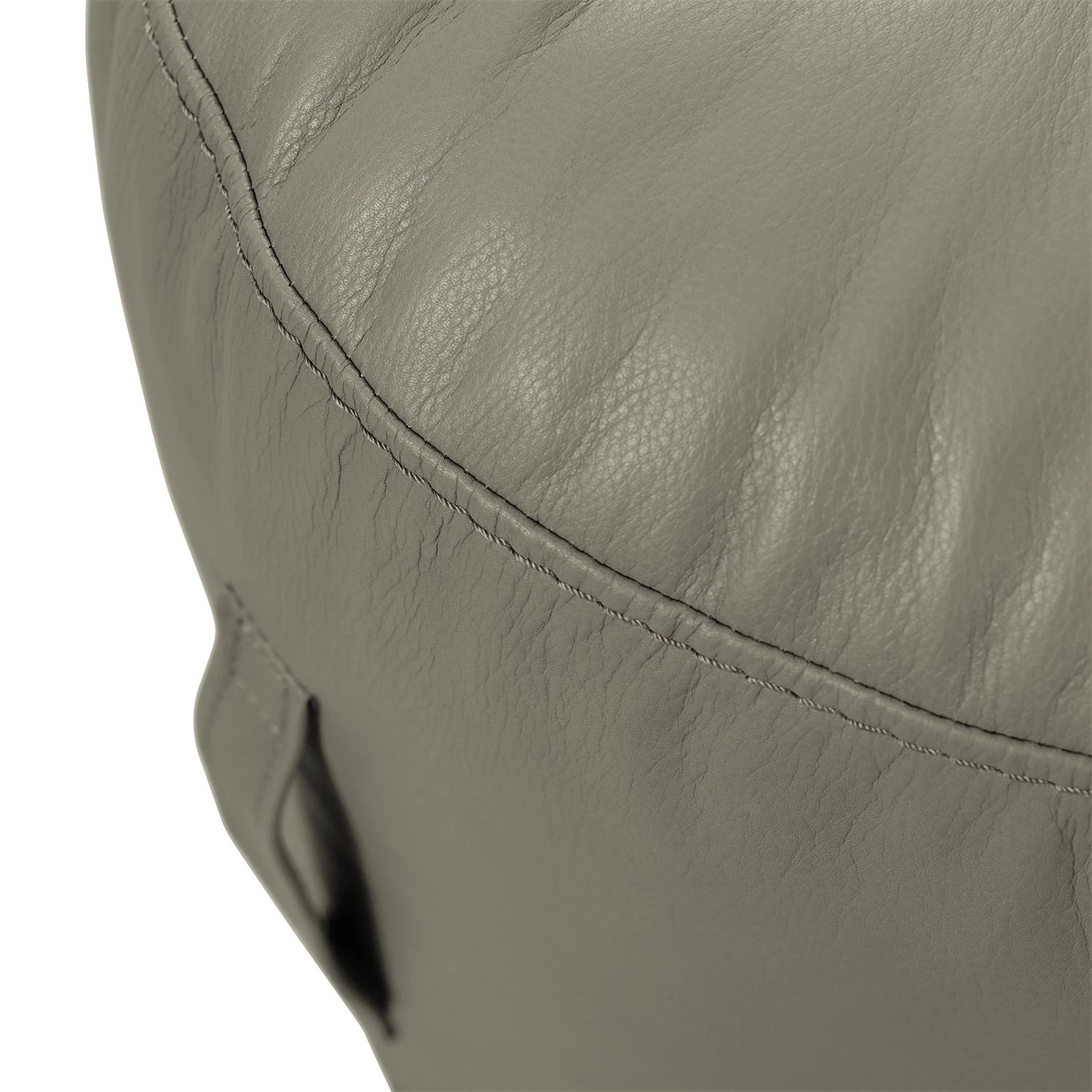 Says Who Sitzhocker Cilaos Echtleder - Grau 5 Says Who Sitzhocker Cilaos Echtleder - Grau – Bild 5