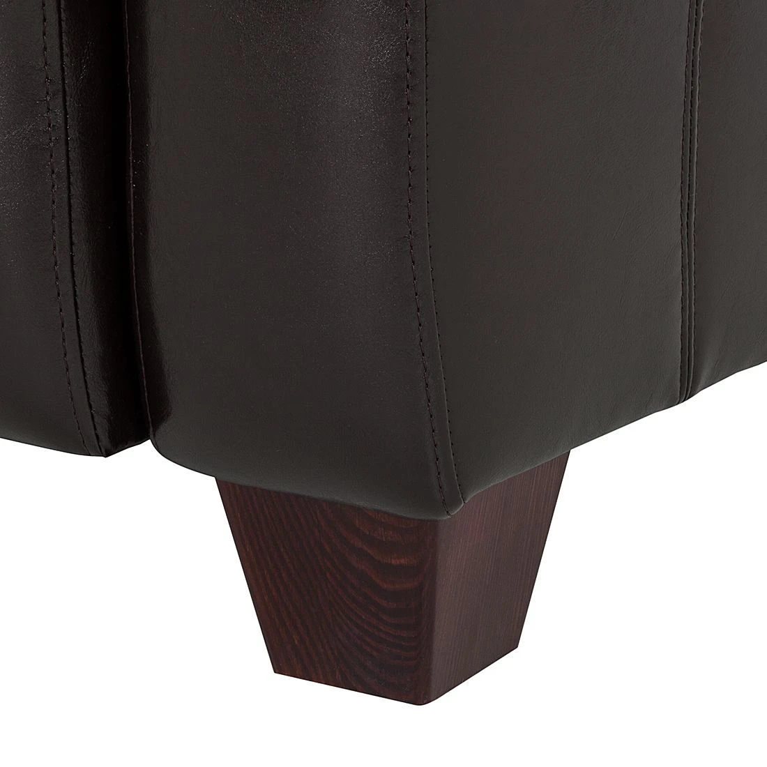 Maison Belfort Sofa La Habana (3-Sitzer) - Bycast-Kunstleder Dunkelbraun 8 Maison Belfort Sofa La Habana (3-Sitzer) - Bycast-Kunstleder Dunkelbraun – Bild 8