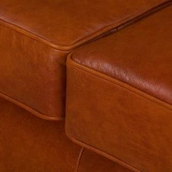 Ars Natura Sofa Alexo (2-Sitzer) - Cognac -Wohnzimmermöbel boutique en ligne sofa alexo 2 sitzer echtleder cognac 4150500