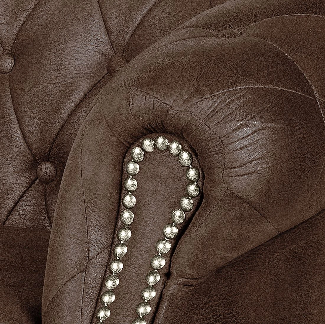 Ars manufacti Sofa Benavente (2-Sitzer) - Antiklederoptik Dunkelbraun 11 Ars manufacti Sofa Benavente (2-Sitzer) - Antiklederoptik Dunkelbraun – Bild 11