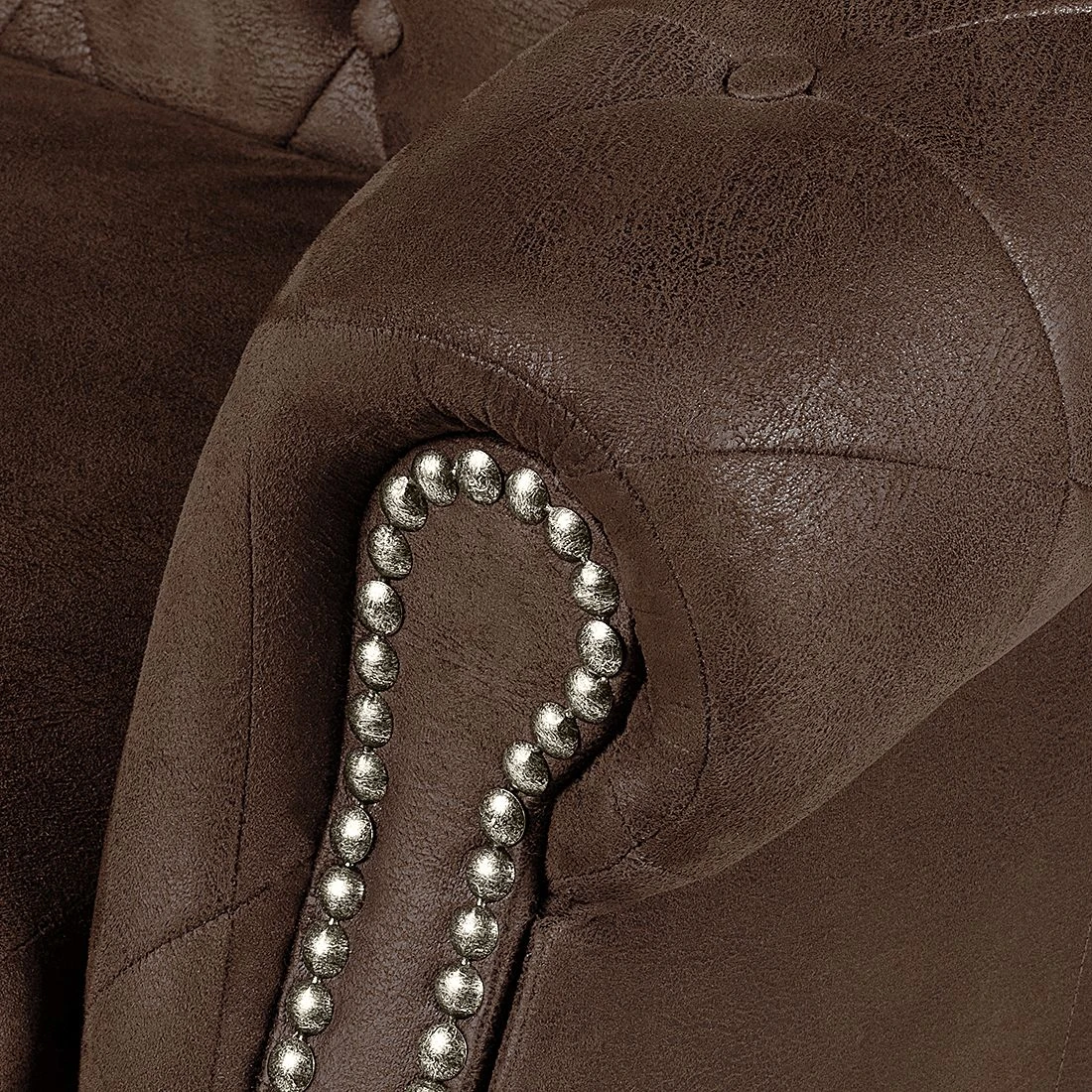 Ars manufacti Sofa Benavente (2-Sitzer) - Antiklederoptik Dunkelbraun 7 Ars manufacti Sofa Benavente (2-Sitzer) - Antiklederoptik Dunkelbraun – Bild 7