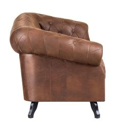 Ars manufacti Sofa Benavente (3-Sitzer) - Antiklederoptik Braun -Wohnzimmermöbel boutique en ligne sofa benavente 3 sitzer antiklederlook braun 405747