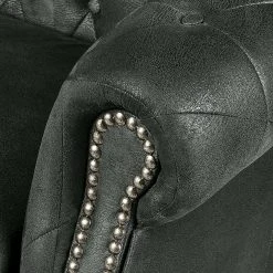 Ars manufacti Sofa Benavente (3-Sitzer) - Antiklederoptik Anthrazith -Wohnzimmermöbel boutique en ligne sofa benavente 3 sitzer antiklederoptik anthrazith 437289