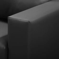Ars manufacti Sessel Bexwell I - Kunstleder Madara: Schwarz -Wohnzimmermöbel boutique en ligne sofa bexwell 3 sitzer kunstleder schwarz 5052376 2