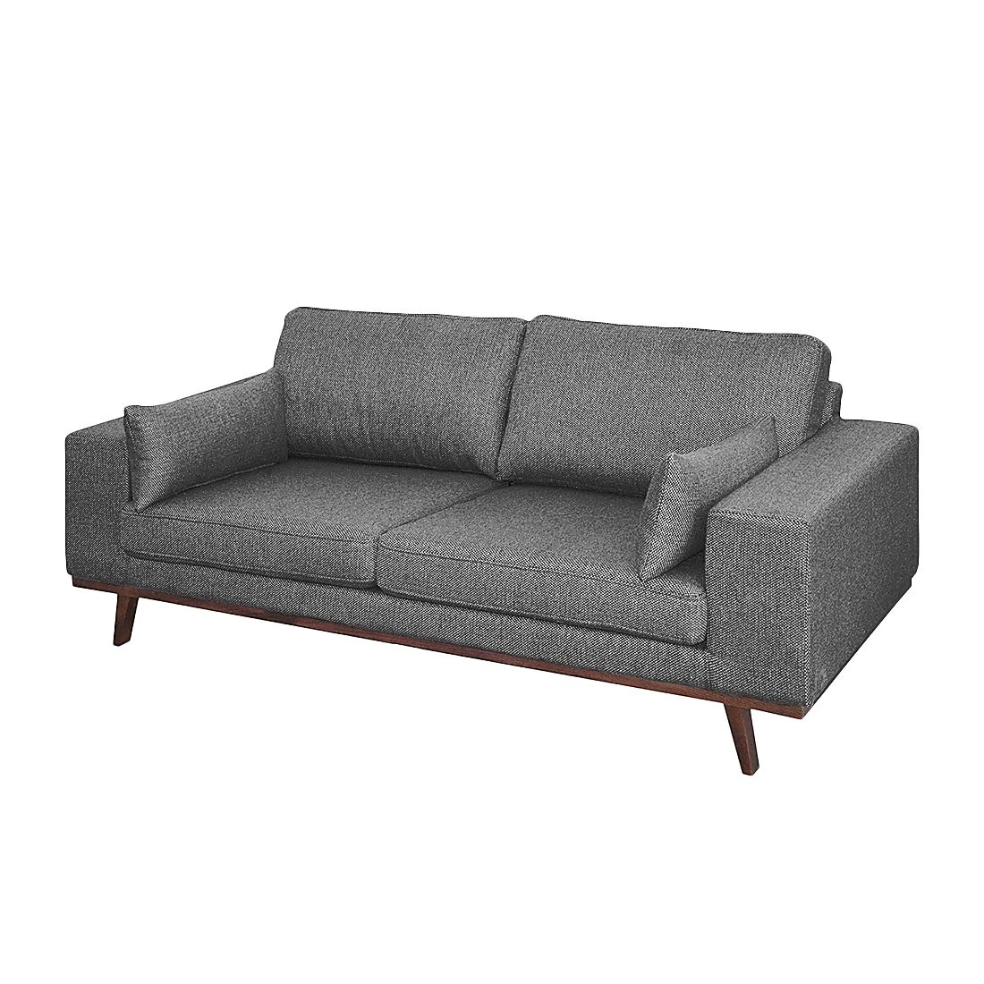 Mørteens Sofa Billund I (2-Sitzer) Strukturstoff - Grau 3 Mørteens Sofa Billund I (2-Sitzer) Strukturstoff - Grau – Bild 3