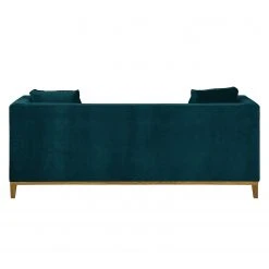 Jack & Alice Sofa Blomma (3-Sitzer) - Petrol - Eiche 11 Jack & Alice Sofa Blomma (3-Sitzer) - Petrol - Eiche -Wohnzimmermöbel boutique en ligne sofa blomma 3 sitzer samtstoff petrol eiche 3671233