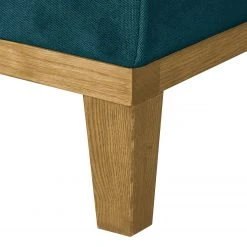 Jack & Alice Sofa Blomma (2-Sitzer) Samt - Petrol - Eiche -Wohnzimmermöbel boutique en ligne sofa blomma 3 sitzer samtstoff petrol eiche 3671245