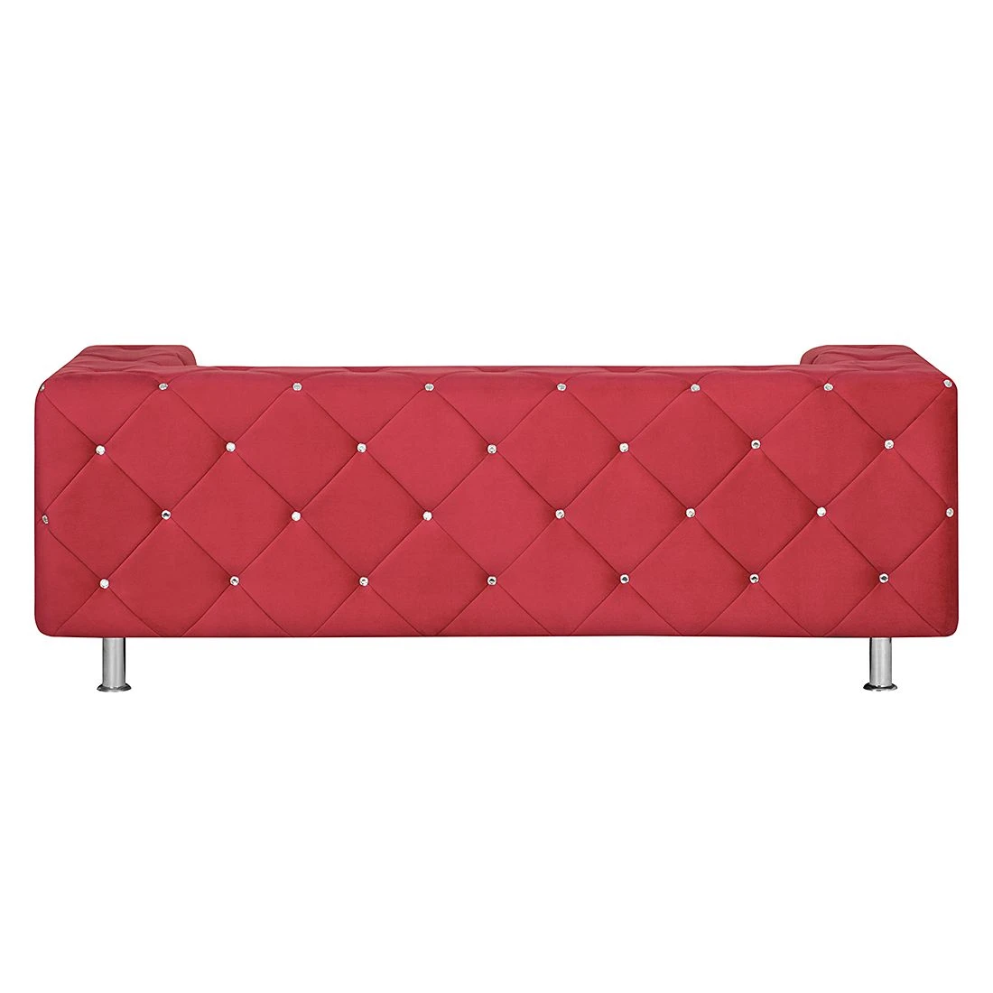 Home Design Sofa Carlotta (2-Sitzer) - Microfaser Rot 5 Home Design Sofa Carlotta (2-Sitzer) - Microfaser Rot – Bild 5