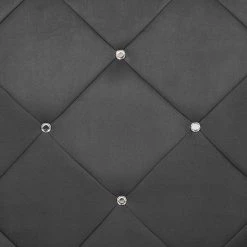 Home Design Sofa Carlotta (2-Sitzer) - Microfaser Schwarz -Wohnzimmermöbel boutique en ligne sofa carlotta 2 sitzer microfaser schwarz 437684