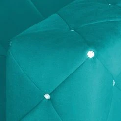 Home Design Sofa Carlotta (2-Sitzer) - Microfaser Türkis -Wohnzimmermöbel boutique en ligne sofa carlotta 2 sitzer microfaser tuerkis 437661