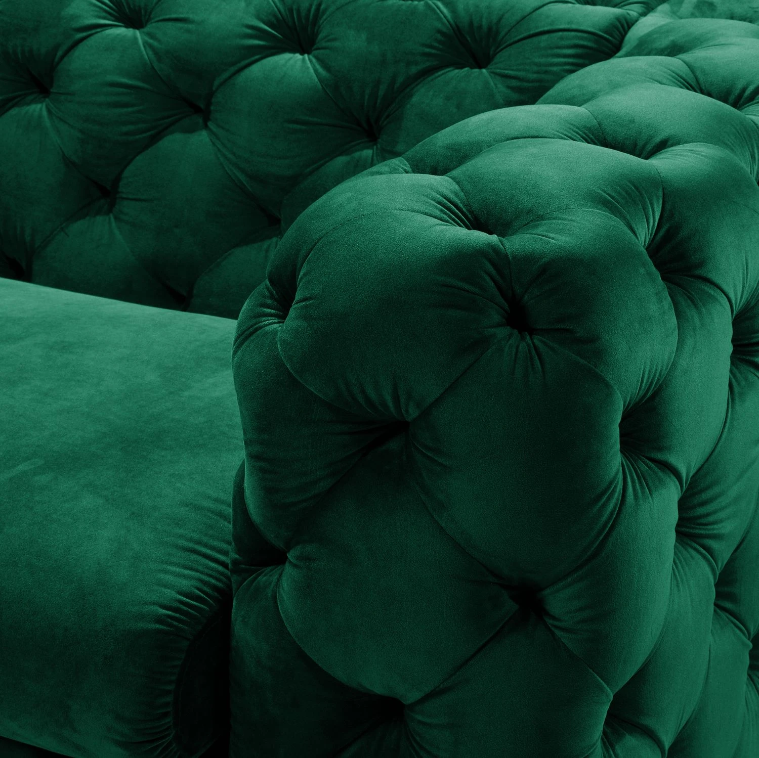 Jack & Alice Sofa Leominster II (2-Sitzer) - Samt Jila: Dunkelgrün 8 Jack & Alice Sofa Leominster II (2-Sitzer) - Samt Jila: Dunkelgrün – Bild 8