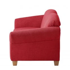 Ars Natura Sofa Cebu (2-Sitzer) Webstoff - Rot -Wohnzimmermöbel boutique en ligne sofa cebu 2 sitzer webstoff rot 4570812