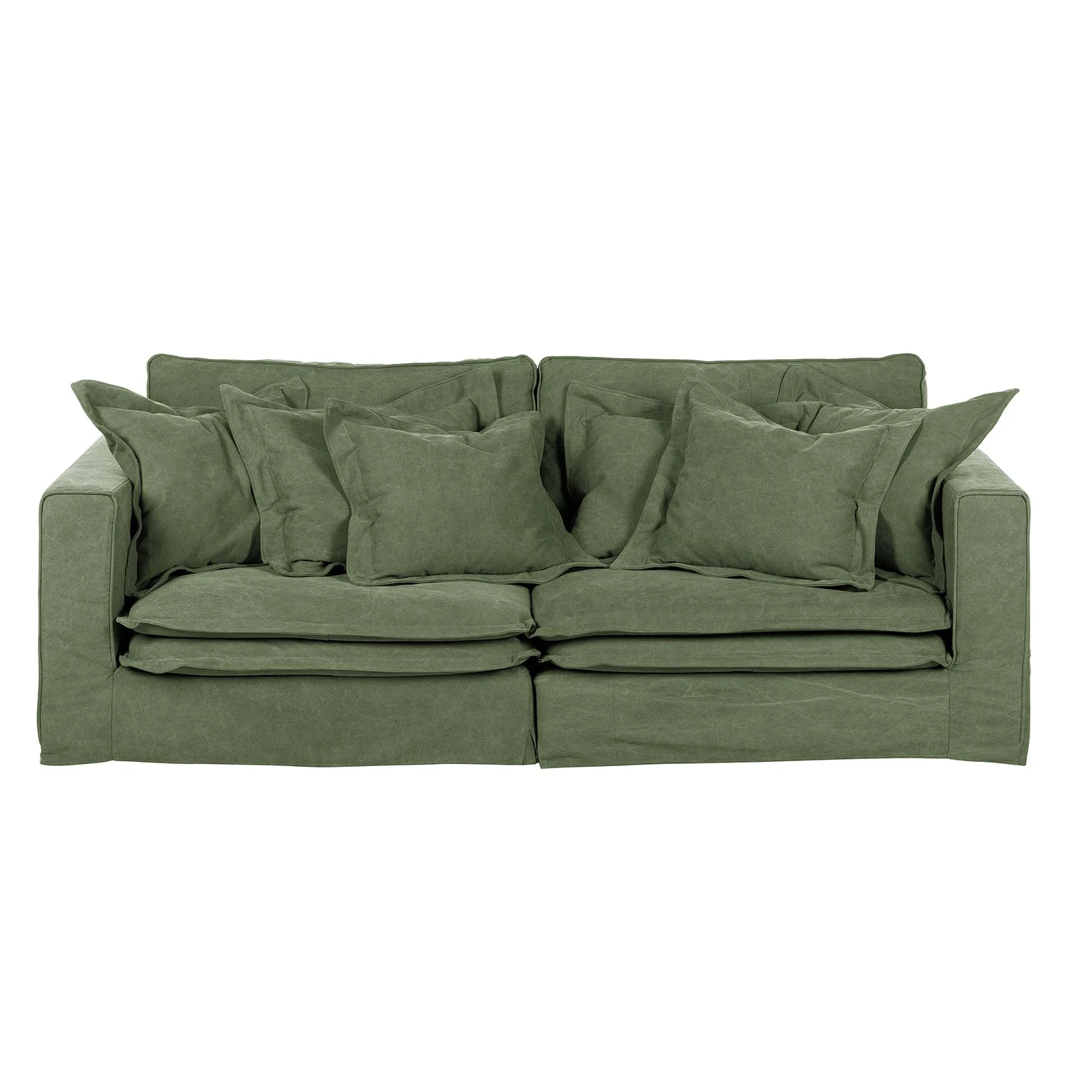 Maison Belfort Sofa Coral Beach (3-Sitzer) Webstoff - Olivgrün 5 Maison Belfort Sofa Coral Beach (3-Sitzer) Webstoff - Olivgrün – Bild 5