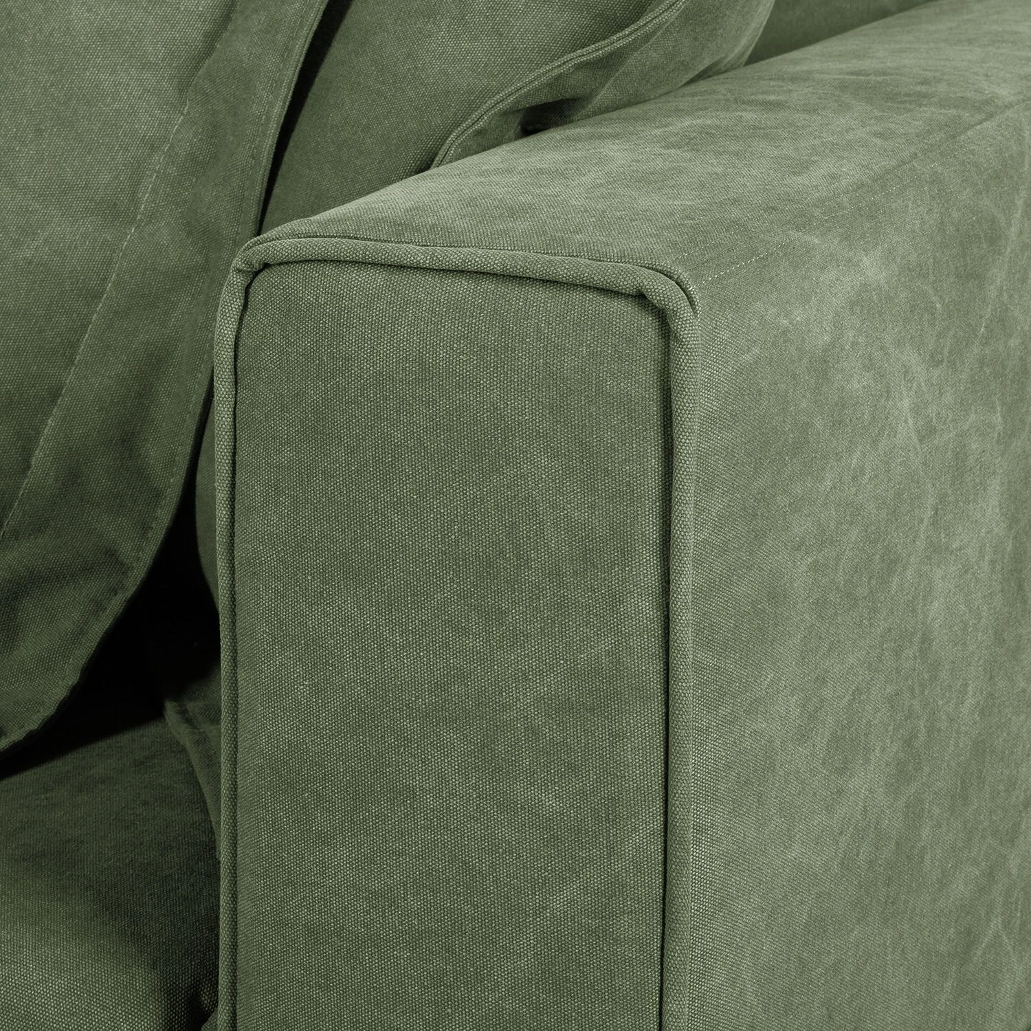 Maison Belfort Sofa Coral Beach (3-Sitzer) Webstoff - Olivgrün 8 Maison Belfort Sofa Coral Beach (3-Sitzer) Webstoff - Olivgrün – Bild 8