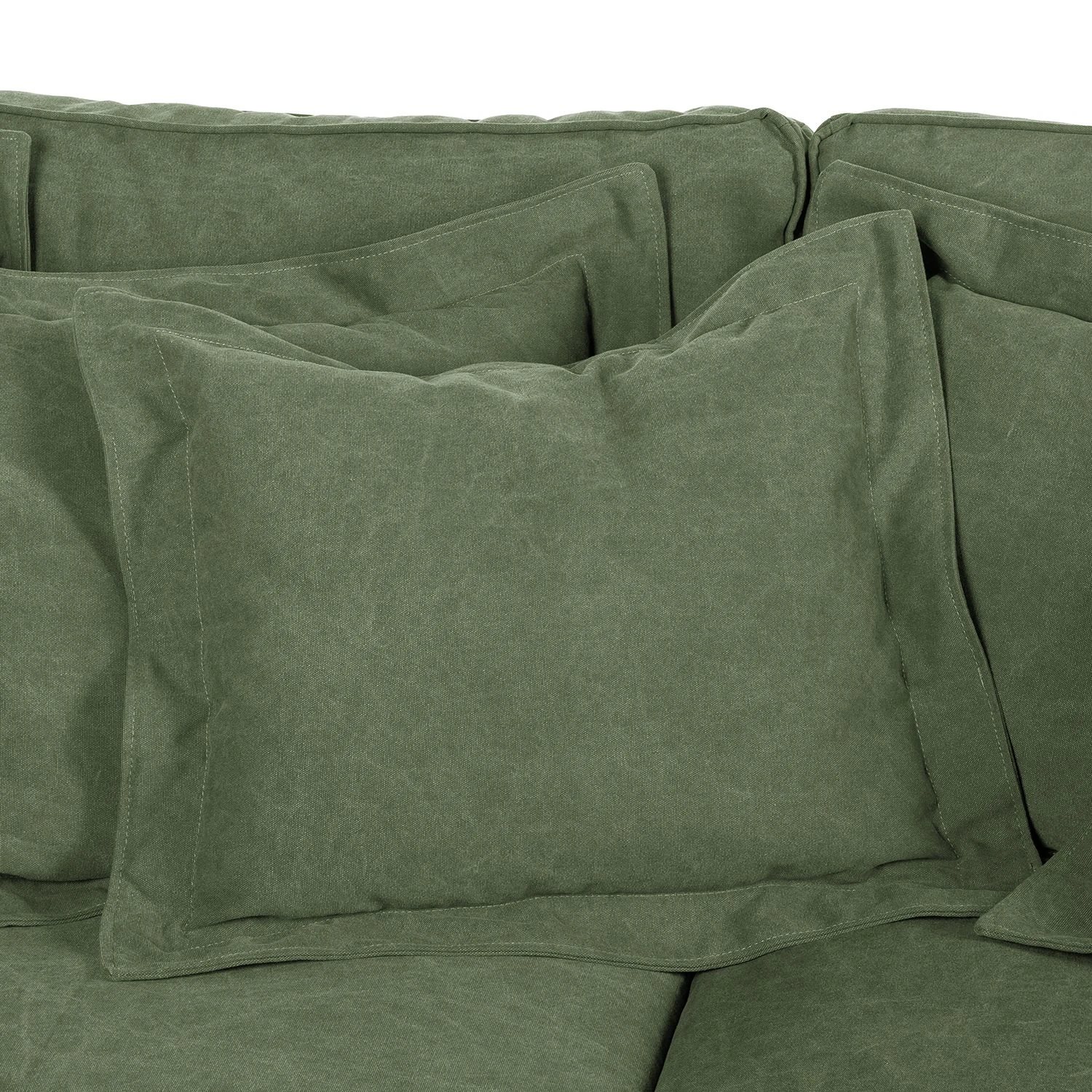 Maison Belfort Sofa Coral Beach (3-Sitzer) Webstoff - Olivgrün 10 Maison Belfort Sofa Coral Beach (3-Sitzer) Webstoff - Olivgrün – Bild 10