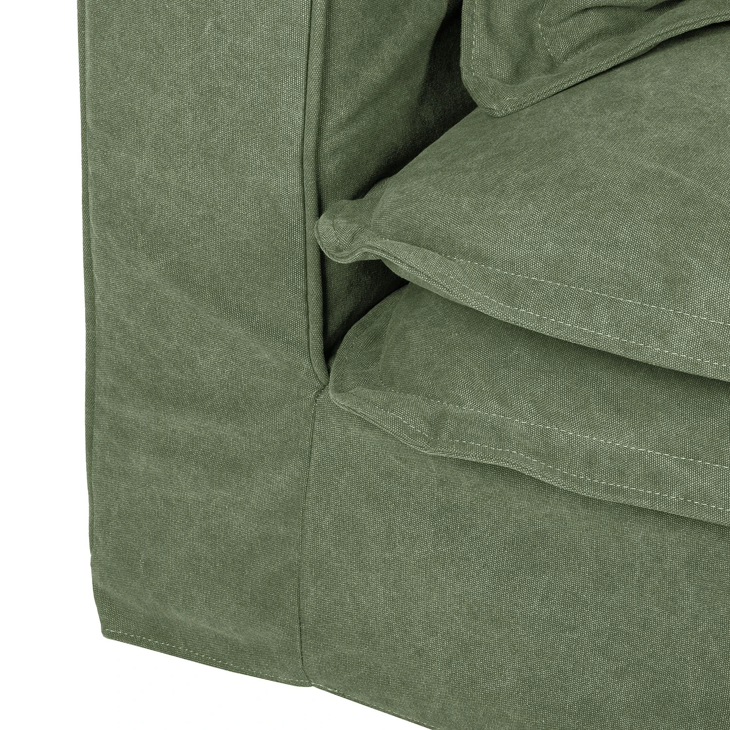 Maison Belfort Sofa Coral Beach (3-Sitzer) Webstoff - Olivgrün 11 Maison Belfort Sofa Coral Beach (3-Sitzer) Webstoff - Olivgrün – Bild 11