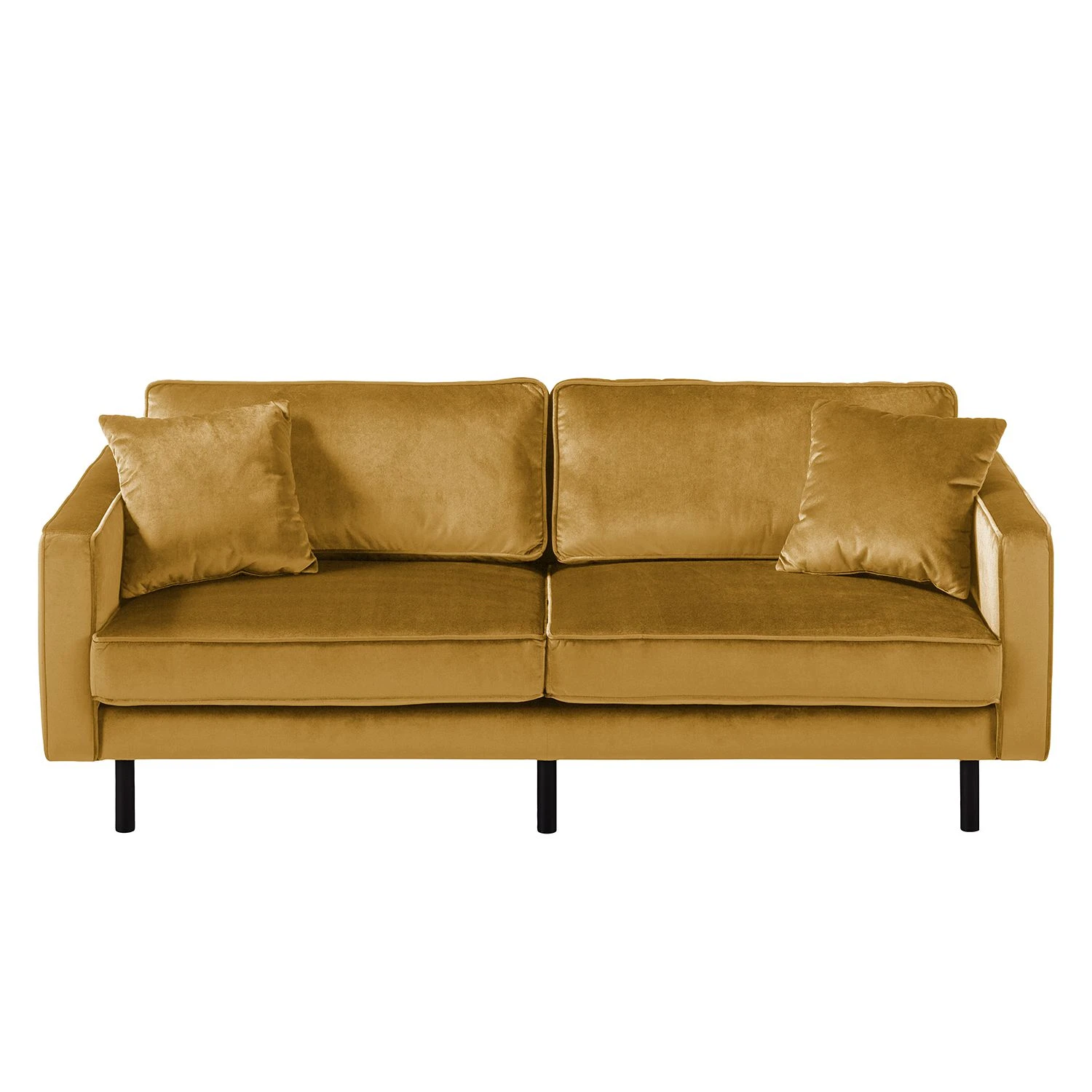 Eva Padberg Collection Polstergarnitur Edina Samt (3-2-1) - Honig 3 Eva Padberg Collection Polstergarnitur Edina Samt (3-2-1) - Honig – Bild 3