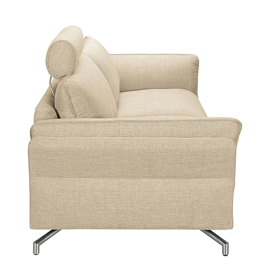 Loftscape Sofa Enrico (2,5-Sitzer) - Webstoff Beige - Mit 1 Kopfstütze 6 Loftscape Sofa Enrico (2,5-Sitzer) - Webstoff Beige - Mit 1 Kopfstütze – Bild 6