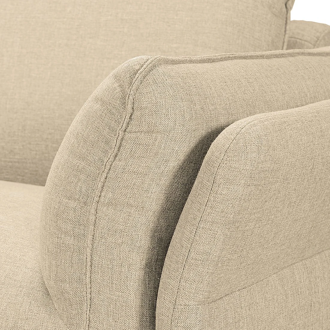 Loftscape Sofa Enrico (2,5-Sitzer) - Webstoff Beige - Mit 1 Kopfstütze 8 Loftscape Sofa Enrico (2,5-Sitzer) - Webstoff Beige - Mit 1 Kopfstütze – Bild 8