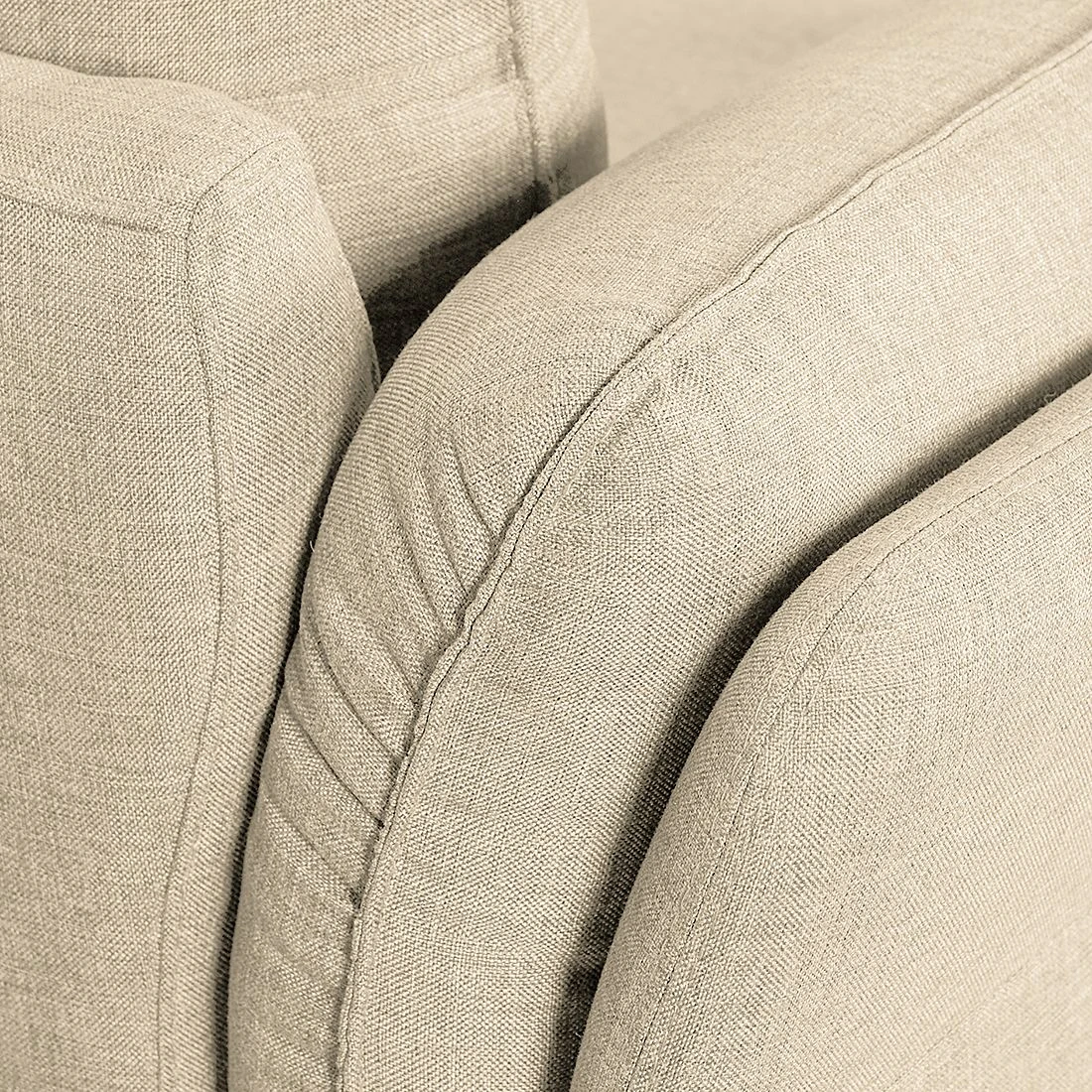 Loftscape Sofa Enrico (2,5-Sitzer) - Webstoff Beige - Mit 1 Kopfstütze 7 Loftscape Sofa Enrico (2,5-Sitzer) - Webstoff Beige - Mit 1 Kopfstütze – Bild 7