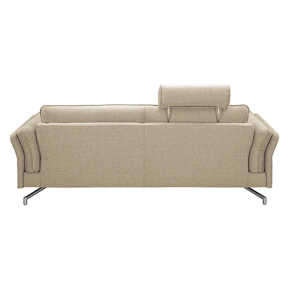 Loftscape Sofa Enrico (2,5-Sitzer) - Webstoff Beige - Mit 1 Kopfstütze 4 Loftscape Sofa Enrico (2,5-Sitzer) - Webstoff Beige - Mit 1 Kopfstütze – Bild 4