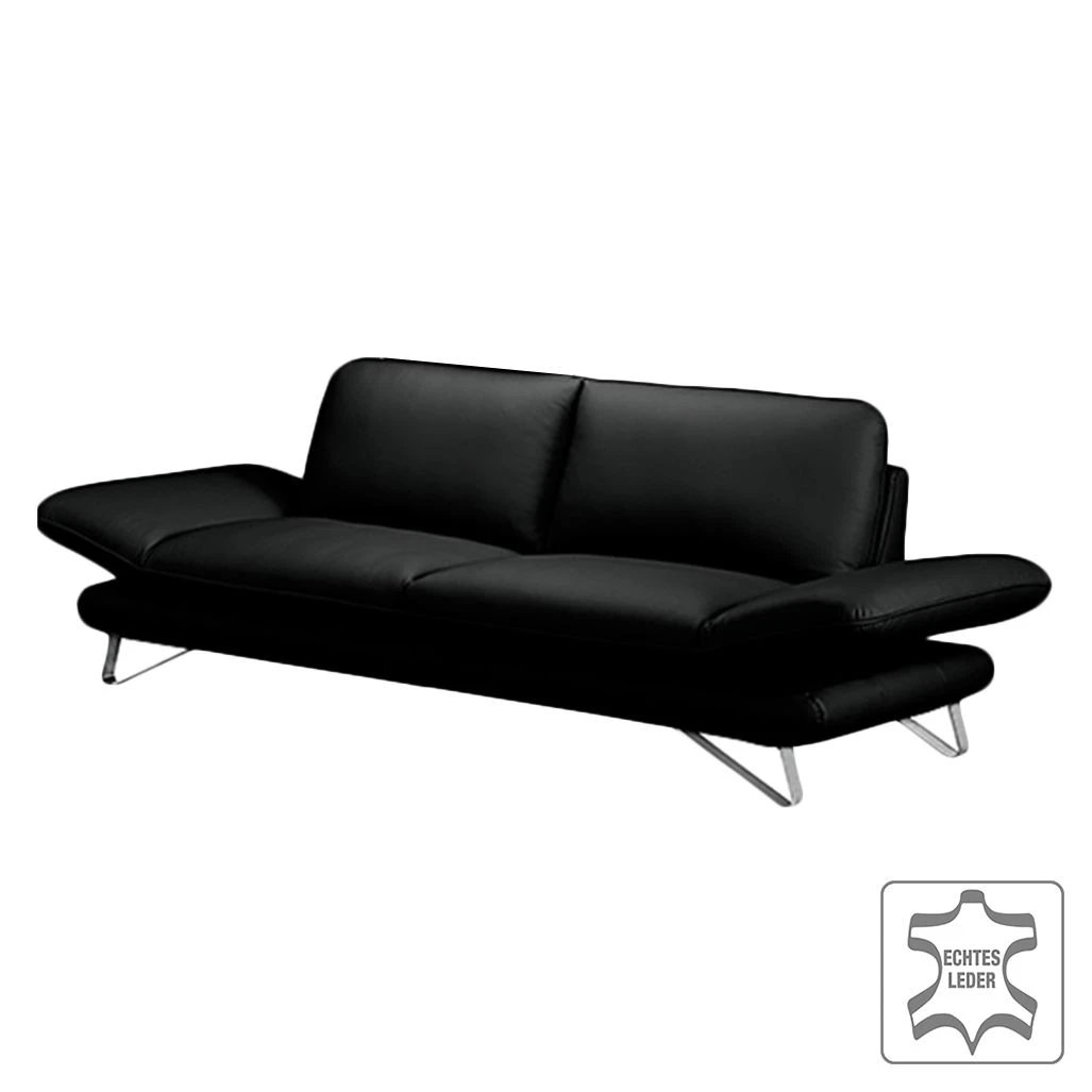 Fredriks Sofa Enzo (2,5-Sitzer) Echtleder Schwarz - Kopfstütze verstellbar 7 Fredriks Sofa Enzo (2,5-Sitzer) Echtleder Schwarz - Kopfstütze verstellbar – Bild 7