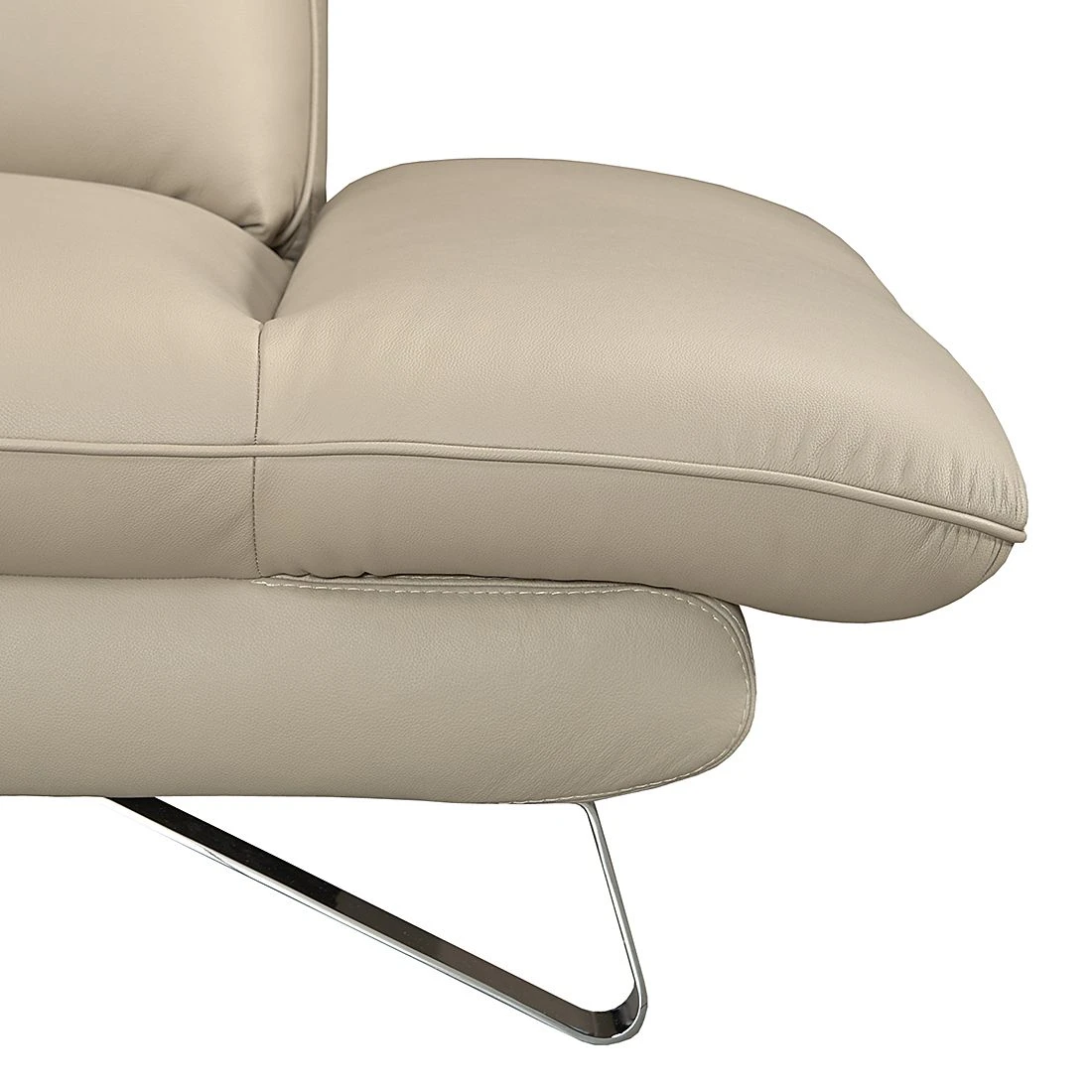 Fredriks Sofa Enzo (3-Sitzer) Echtleder Beige - Kopfstütze verstellbar 7 Fredriks Sofa Enzo (3-Sitzer) Echtleder Beige - Kopfstütze verstellbar – Bild 7