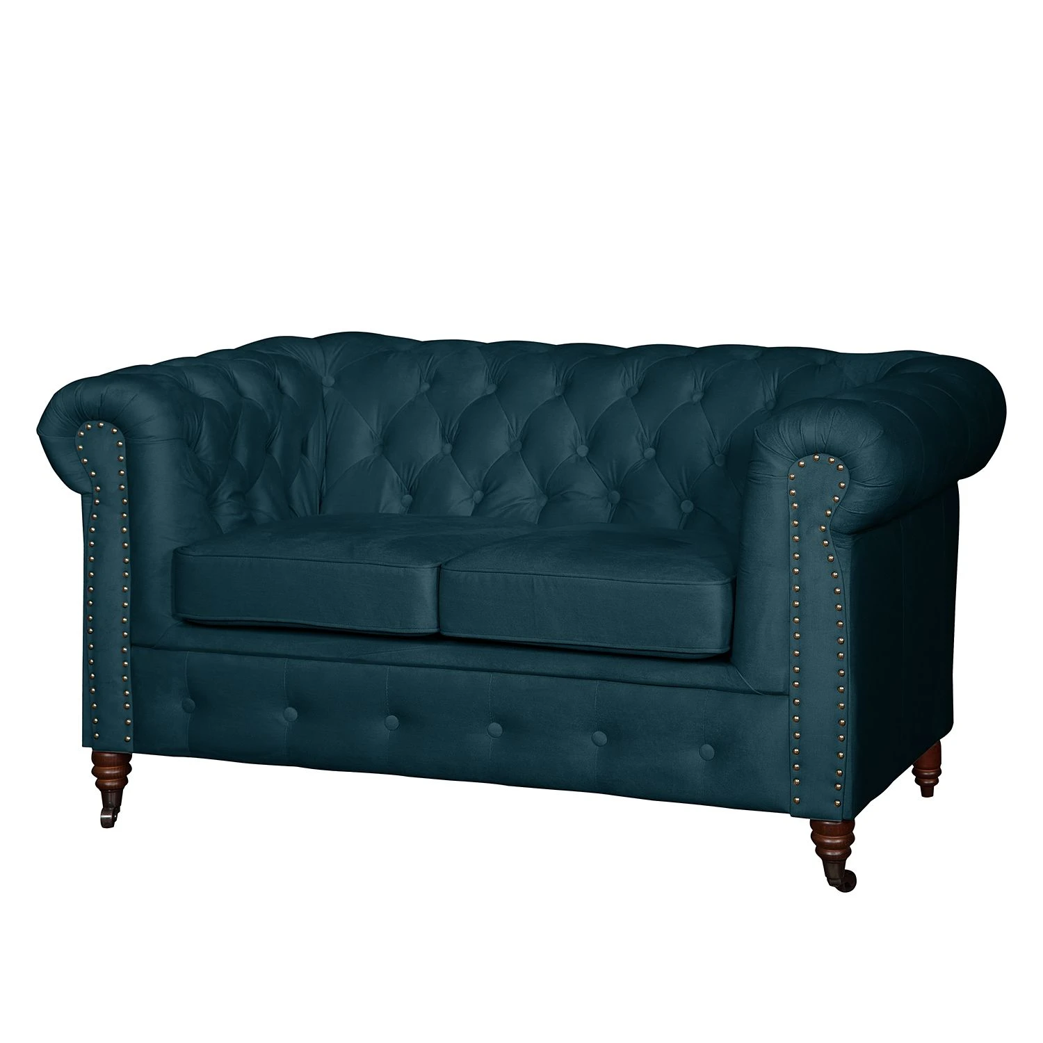 Jack & Alice Sofa Esplanada (2-Sitzer) Samt - Dunkelblau 1 Jack & Alice Sofa Esplanada (2-Sitzer) Samt - Dunkelblau