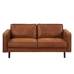 Ars manufacti 2-Sitzer Sofa FORT DODGE - Antiklederlook - Microfaser Yaka: Cognac -Wohnzimmermöbel boutique en ligne sofa fort dodge 2 sitzer antiklederlook cognac 4669852