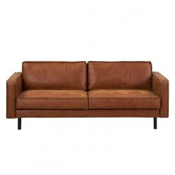 Ars manufacti 3-Sitzer Sofa FORT DODGE - Antiklederlook - Microfaser Yaka: Cognac -Wohnzimmermöbel boutique en ligne sofa fort dodge 3 sitzer antiklederlook cognac 4669728