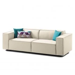 Sofa Kinx (2,5-Sitzer) Webstoff - Webstoff Osta: Altweiß - Keine Funktion