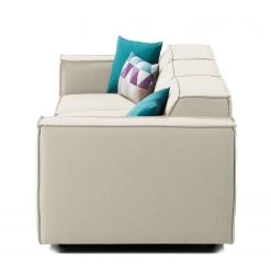 Sofa Kinx (3-Sitzer) Webstoff - Webstoff Osta: Altweiß -Wohnzimmermöbel boutique en ligne sofa kinx 3 sitzer webstoff stoff osta altweiss 4326232