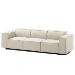 Sofa Kinx (3-Sitzer) Webstoff - Webstoff Osta: Altweiß -Wohnzimmermöbel boutique en ligne sofa kinx 3 sitzer webstoff stoff osta altweiss 4326244