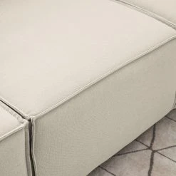 Sofa Kinx (3-Sitzer) Webstoff - Webstoff Osta: Altweiß -Wohnzimmermöbel boutique en ligne sofa kinx 3 sitzer webstoff stoff osta altweiss 4648016