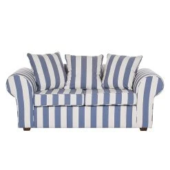 Maison Belfort Sofa Colmar (2-Sitzer) - Blau 11 Maison Belfort Sofa Colmar (2-Sitzer) - Blau -Wohnzimmermöbel boutique en ligne sofa livia 2 sitzer webstoff blau gestreift 309047