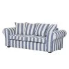 Maison Belfort Sofa Colmar (3-Sitzer) - Blau