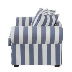 Maison Belfort Sofa Colmar (3-Sitzer) - Blau 10 Maison Belfort Sofa Colmar (3-Sitzer) - Blau -Wohnzimmermöbel boutique en ligne sofa livia 3 sitzer webstoff blau gestreift 309024