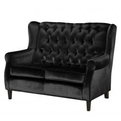 Maison Belfort Sofa Luro (2-Sitzer) Samt - Schwarz