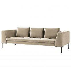 Studio Copenhagen Sofa Madison (3-Sitzer) Samt - Samt Shyla: Beige