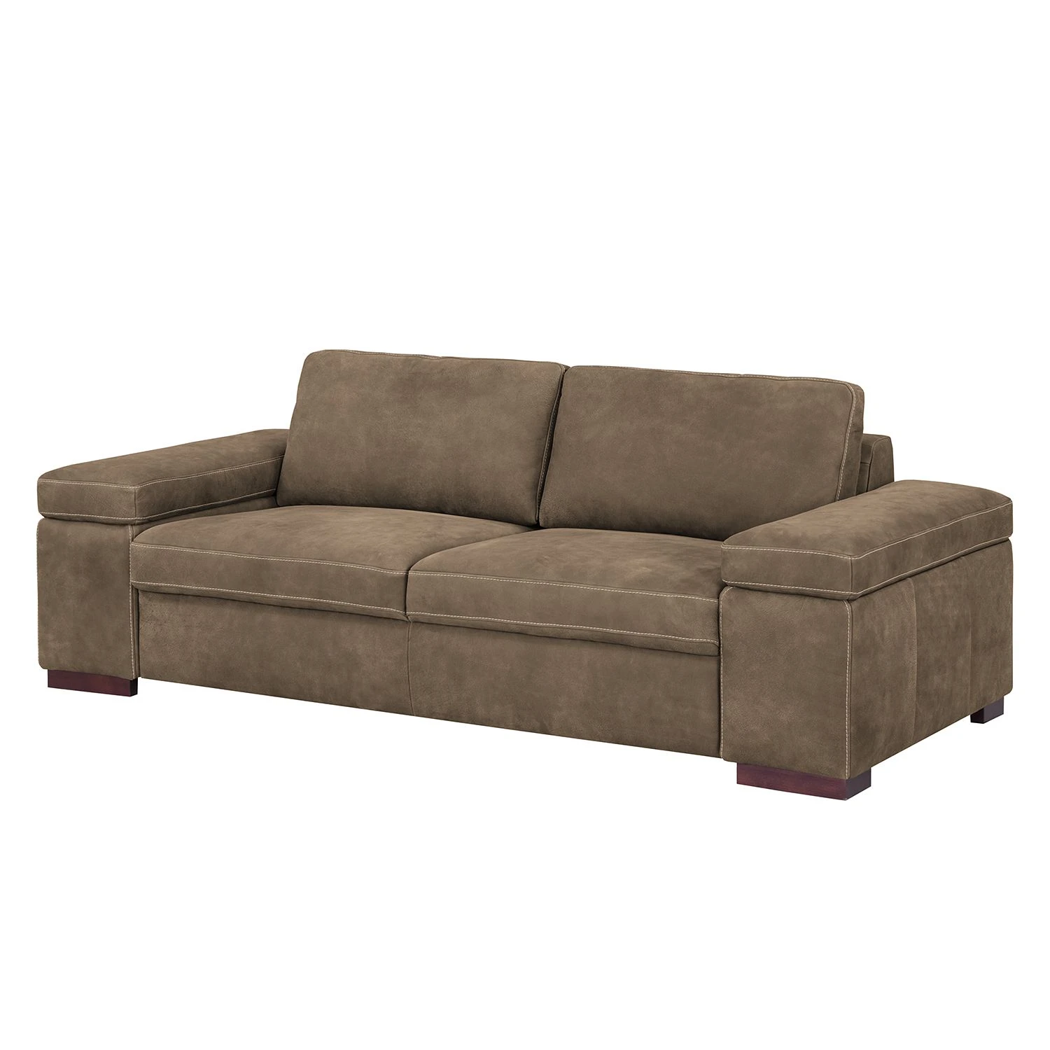 Ars Natura Sofa Maine (2-Sitzer) Echtleder - Cappuccino 1 Ars Natura Sofa Maine (2-Sitzer) Echtleder - Cappuccino