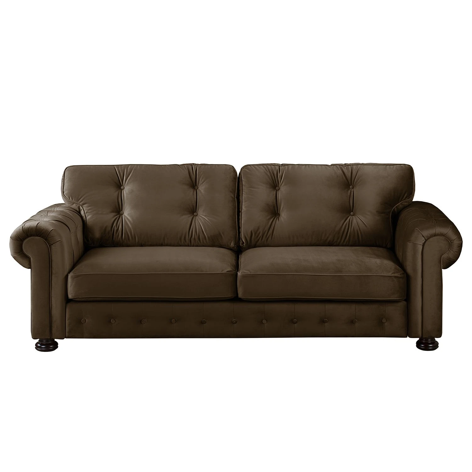 Velvet Studio Polstergarnitur Marau (3-2) - Braun 2 Velvet Studio Polstergarnitur Marau (3-2) - Braun – Bild 2