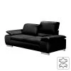 Fredriks Sofa Masca (2-Sitzer) - Echtleder Schwarz